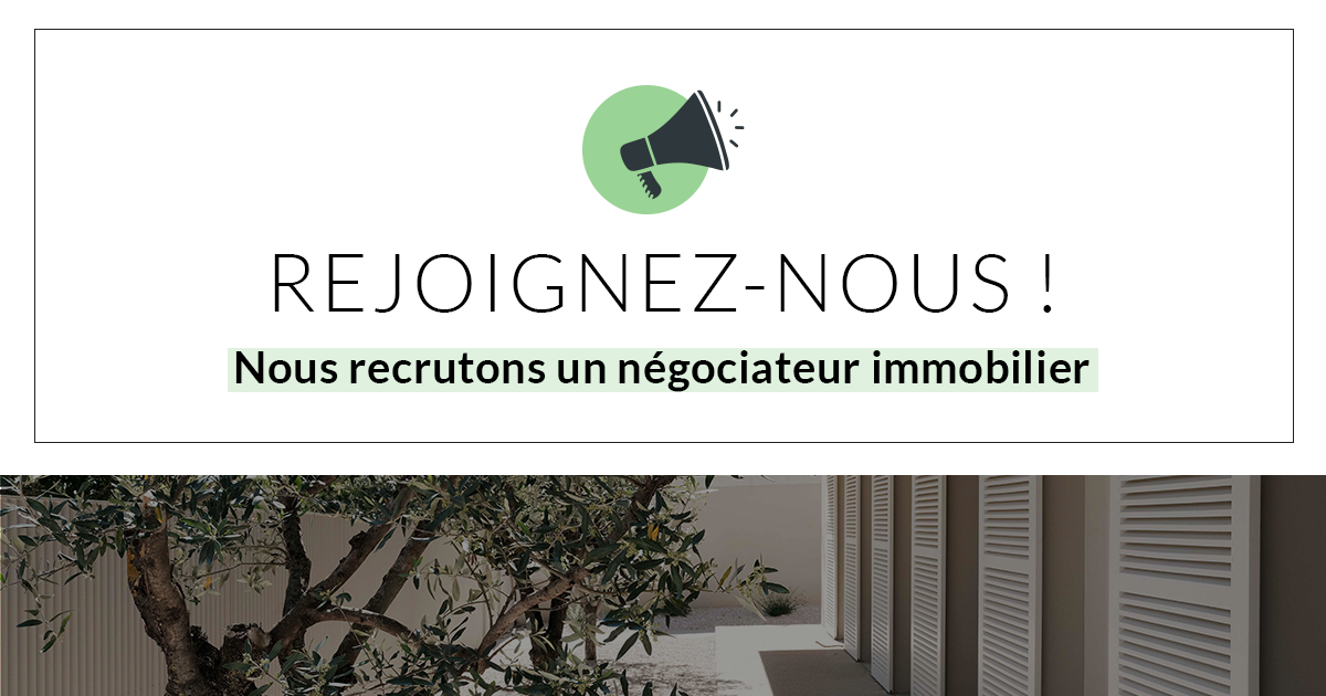 Recrutement : Négociateur immobilier 